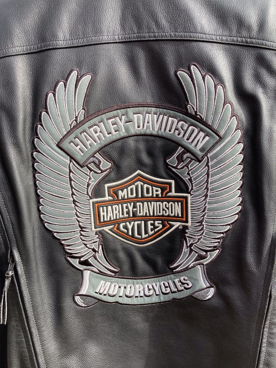 Harley-Davidson Giacche: Harley Davidson Motorrad Leder Jacke – Usato da Bergdietikon venduto da Bergler-64 1