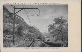 1923 AK DIE ELEKTRISCHE GOTTHARDBAHNBAHN selten ab 1.-