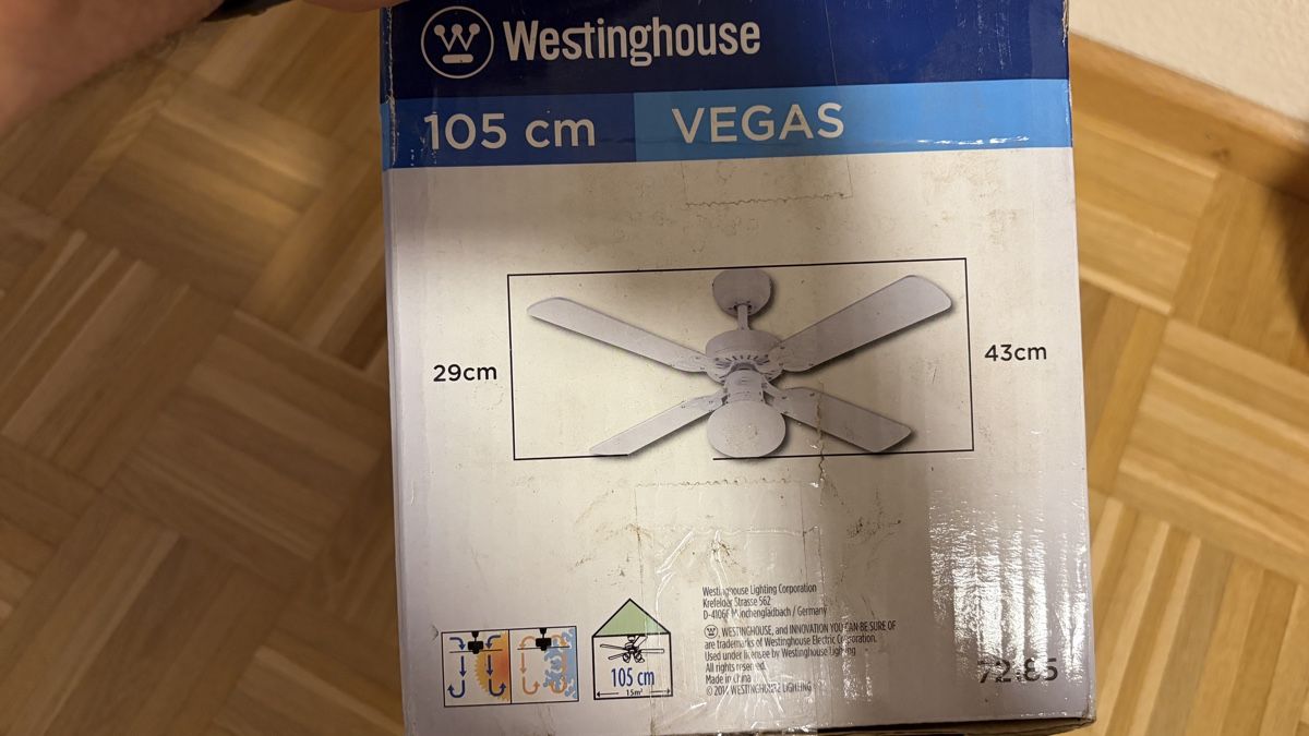 Ventilatori: Neu Deckenventilator mit 2 Fernbedienungen – Nuovo e nell'imballaggio originale da Schönenbuch venduto da hug_f2ny 1