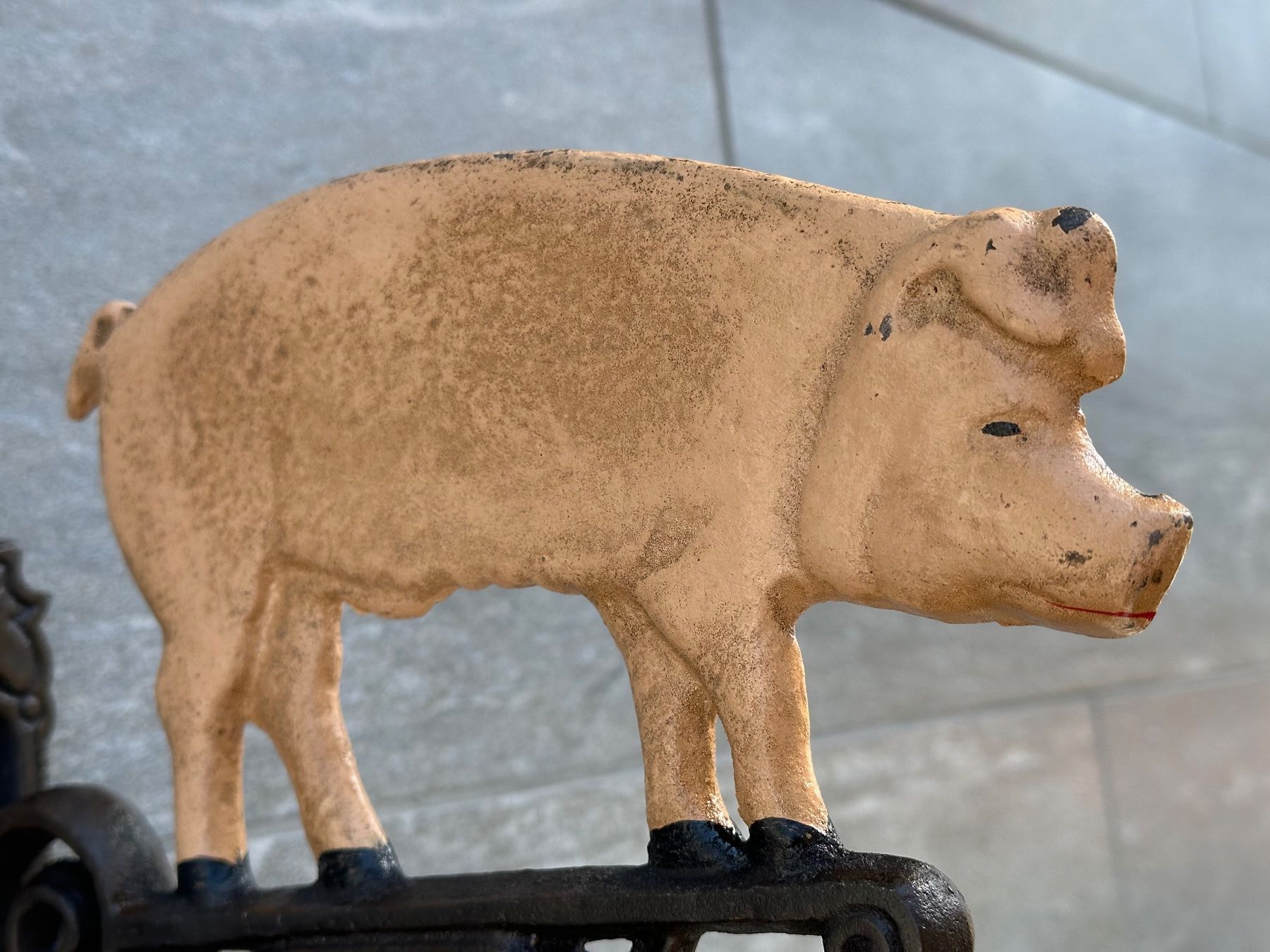 Glocken & Treicheln: Türglocke / Wandglocke mit Schwein – Neu (gemäss Beschreibung) aus Obstalden von Porco13 6