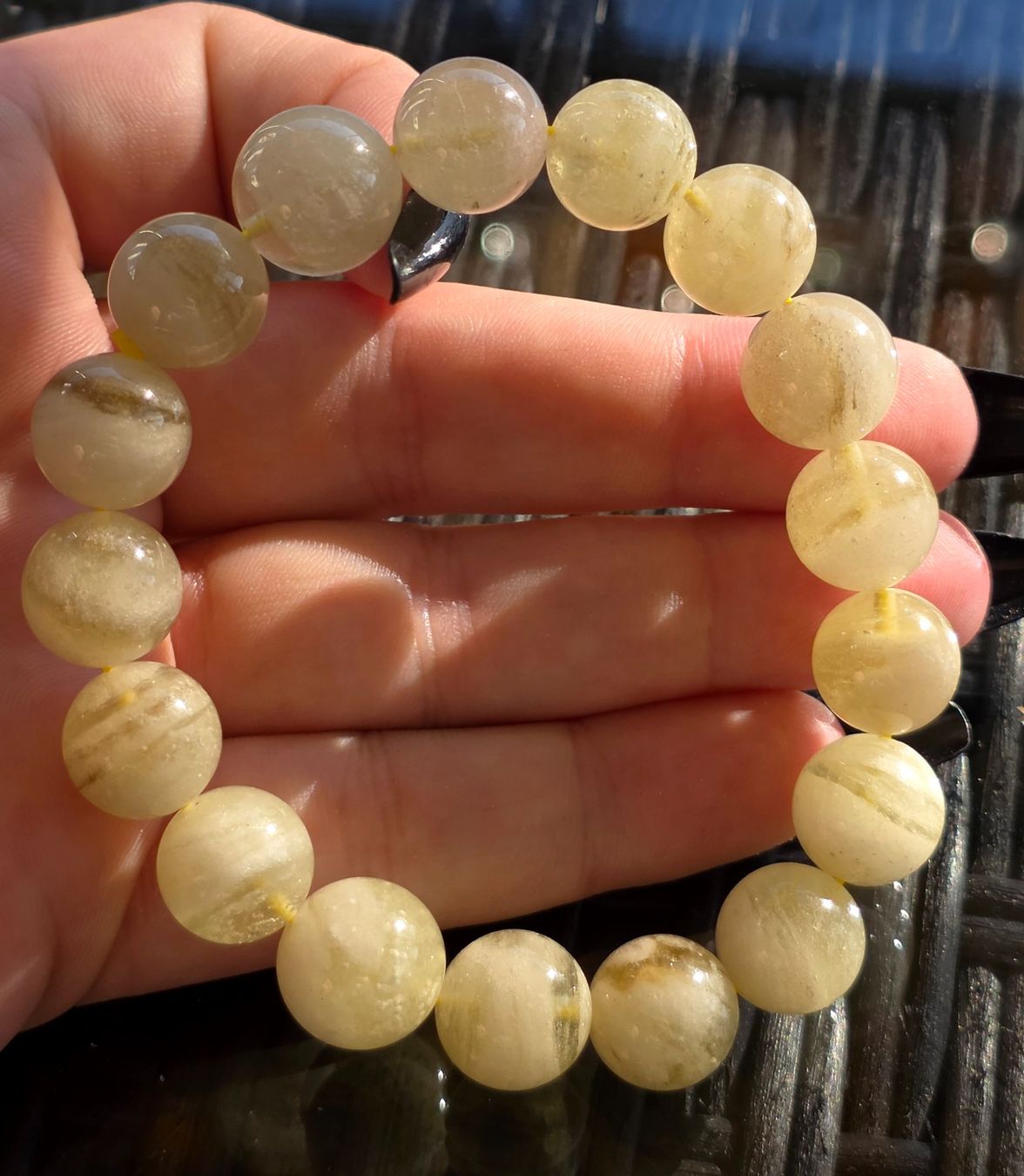 Mineralien & Heilsteine: Lybisches Wüstenglas / Tektit Armband A – Neu und originalverpackt aus Matzingen von Shay_Crystalz 1
