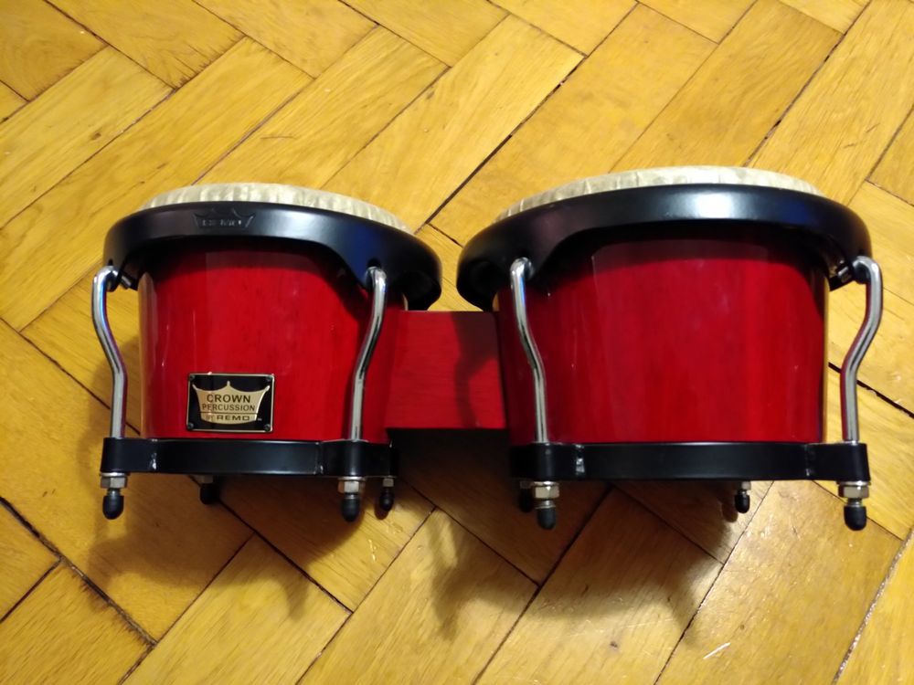 Crown Percussion by REMO Bongo kirschrot Kaufen auf Ricardo