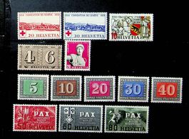 SUISSE TIMBRES NEUFS*/** PAX 1939-1945. SBK 34.50.  /T598