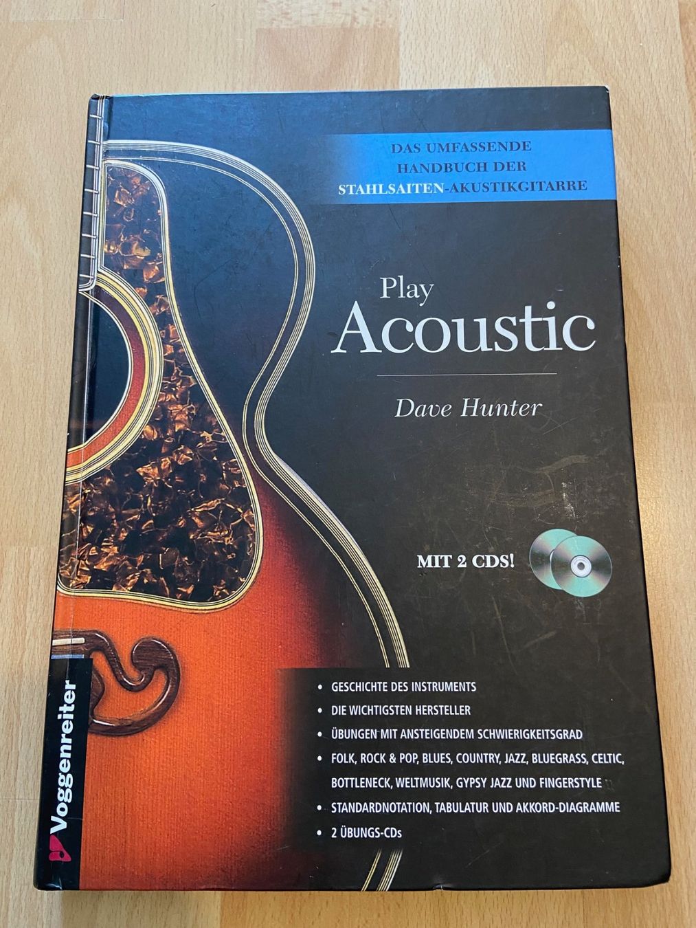 Libri: Play Acoustic Gitarrenbuch mit 2 CDs - Dave Hunter – Usato da Zürich venduto da Blauerbauer