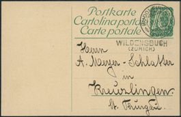 ZH Wildensbuch - Stabstempel - Rudolfingen - Karte Trüllikon