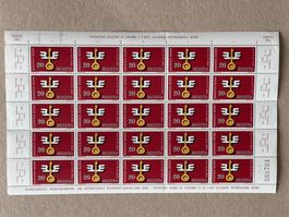 317, Bogen postfrische Marken, Rand fehlerhaft (vgl Bilder)