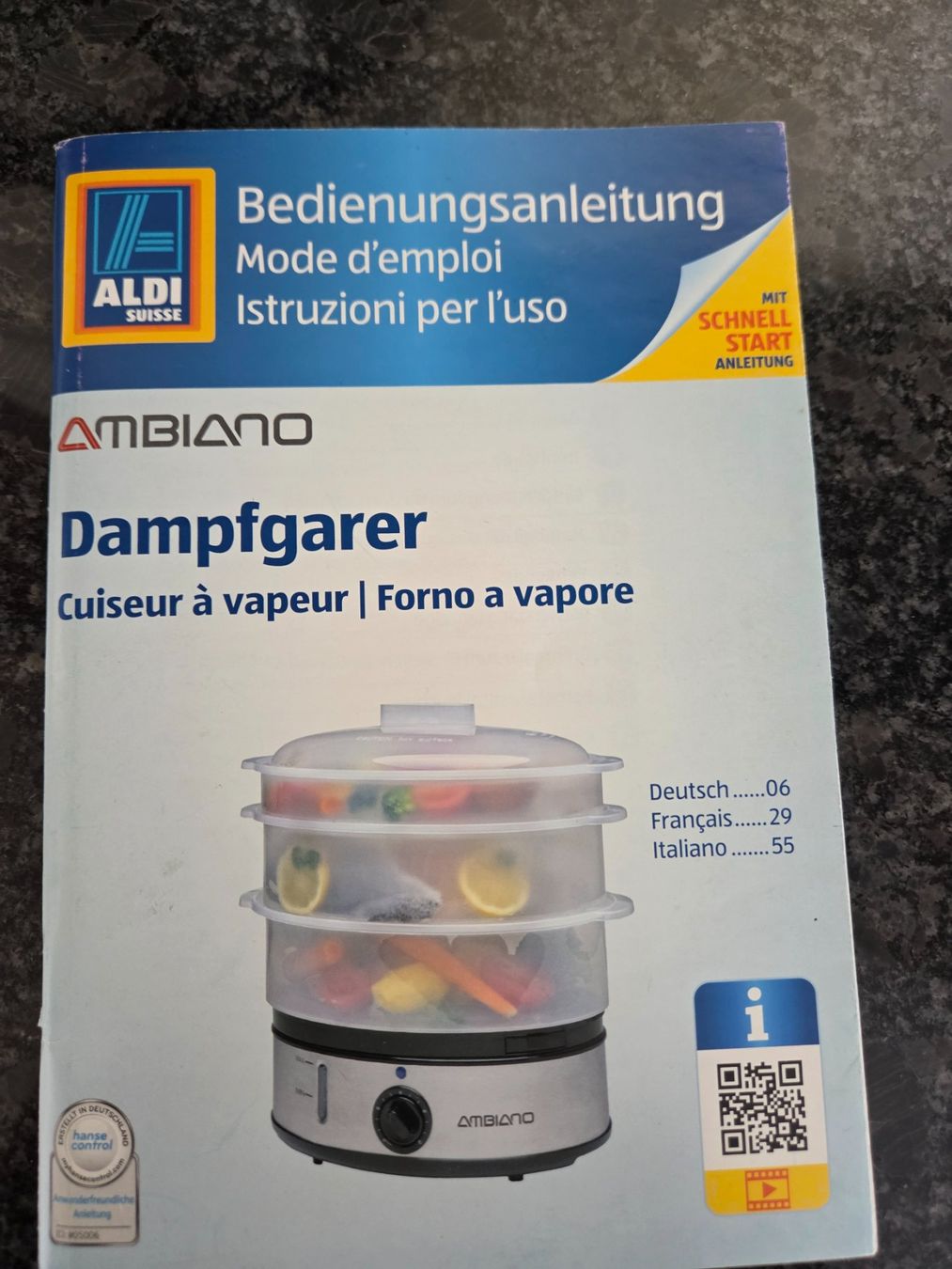 Ambiano Elettrodomestici da cucina: Dampfgarer – Usato da Turbenthal venduto da mela_ct 4