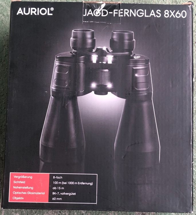 Jagd-Fernglas 1 - - auf Ricardo 8x60 Fr. - | nur ab NEU/OVP Auriol Kaufen -