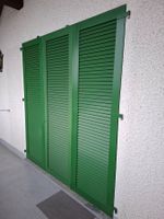 Fensterladen Aluminium 3-teilig 184x197 cm