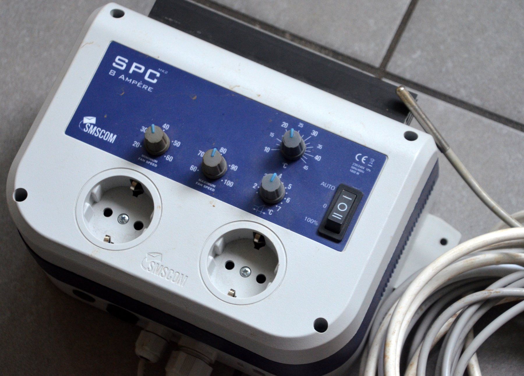 Sistema di controllo: SPC 8A Mk2 Swisscom fan controller + thermostat – Usato da Collonges venduto da arashee 1