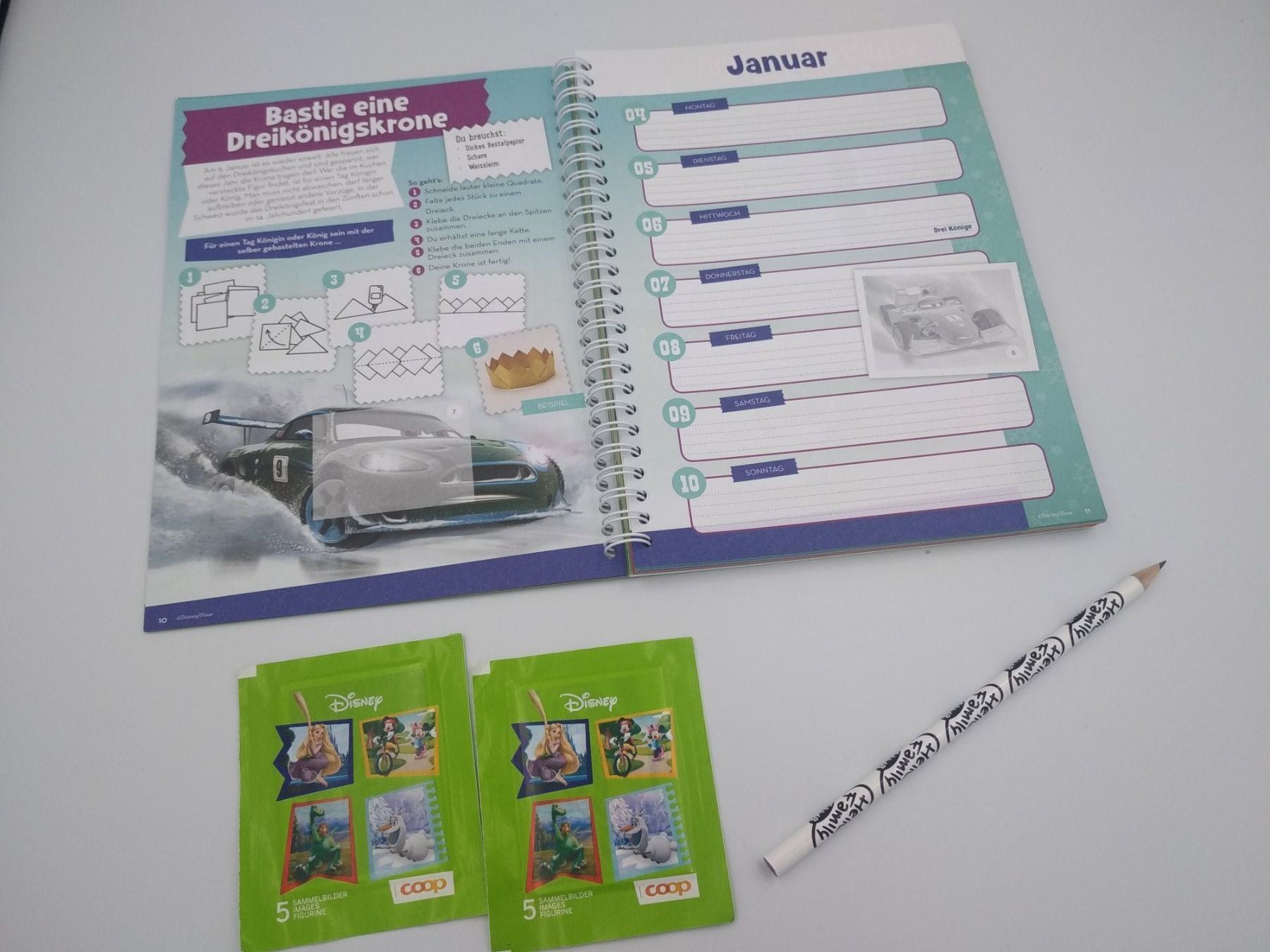 Coop Album: Coop Disney Jahreskalender 2016 – Nuovo e nell'imballaggio originale da Bäch SZ venduto da Swissy46 4