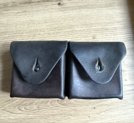 Alte Schweizer Militärtasche, Leder, 1919