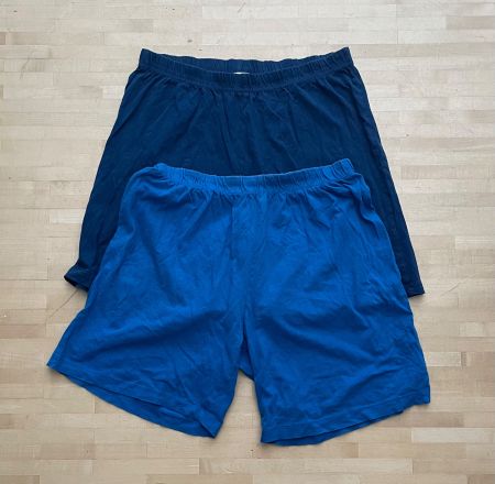 Kurze Hosen Baumwolle Grösse 170/176 dunkelblau königsblau
