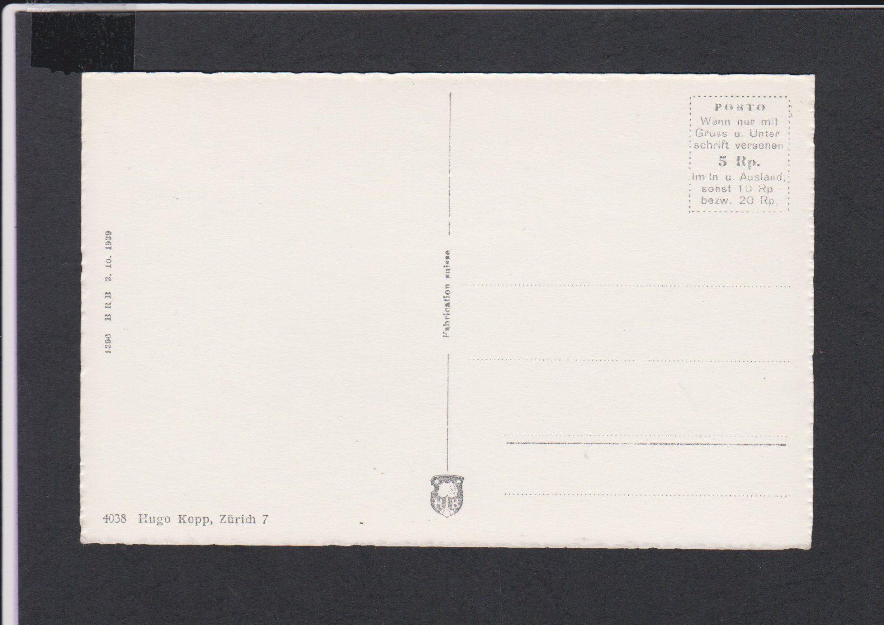 Cartoline postali: Grossdietwil  LU   -   alte Ansichtskarte Nr. 4038** – Usato da Vitznau venduto da Ropaku 1