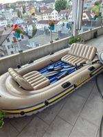 Intex Excursion 4 Schlauchboot – neuwertig, nur 3-mal gebr.