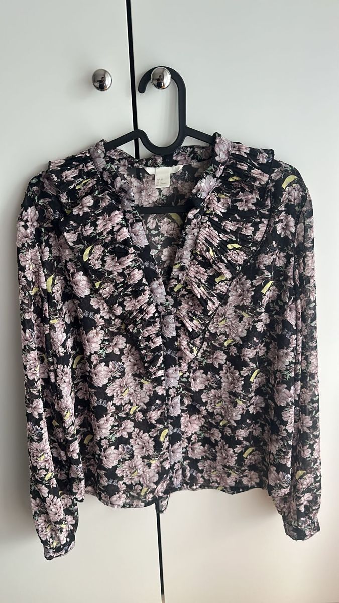 H&M Camicette: H&M Blumenbluse – Nuovo (secondo la descrizione) da Basel venduto da Gona03