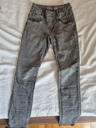 Graue Skinny Jeans von Please Grösse S - Top Zustand!