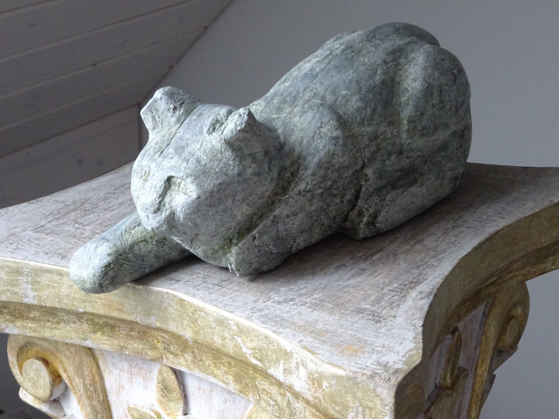 Sculture & Statue: Katze Stein Steinmetz / Katzenfigur – Usato da Esslingen venduto da eintagammeer 6
