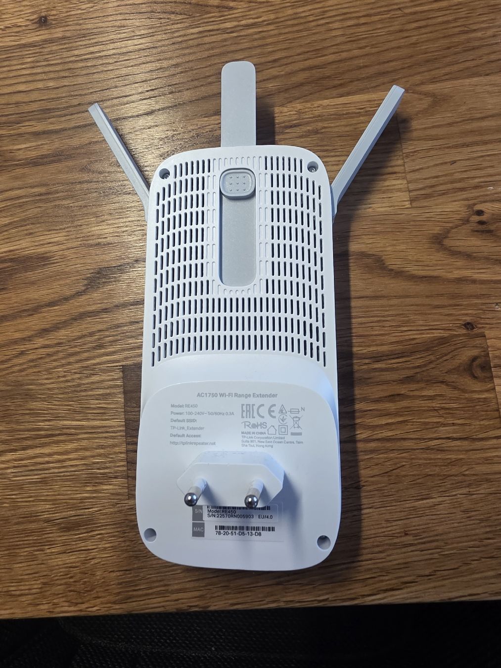 TP-Link WiFi: TP-Link AC1750 Mesh WLAN Repeater RE450 gebraucht – Usato da Aesch BL venduto da schweizerfranke69 1