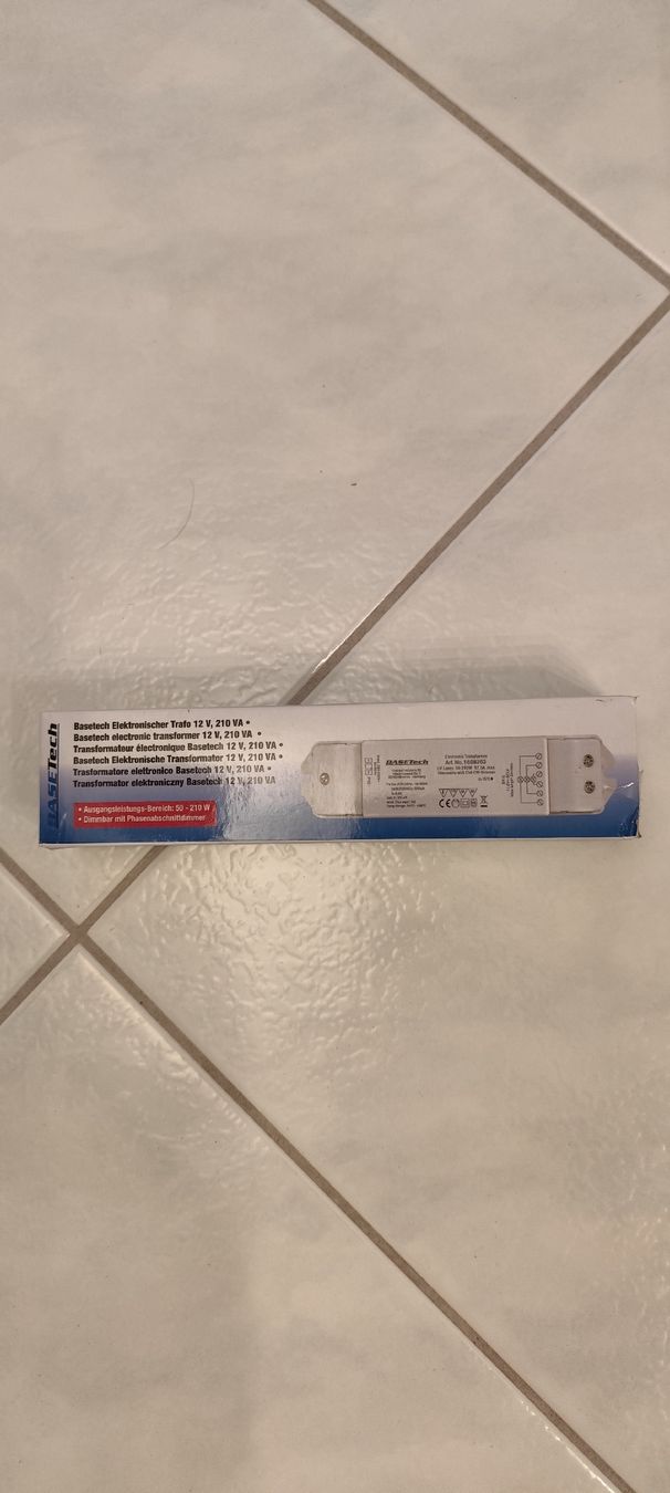 Componenti elettronici: Halogen Transformatoren Output 12 Volt, dimmbar, NEU – Nuovo e nell'imballaggio originale da Elsau venduto da Overseas 1