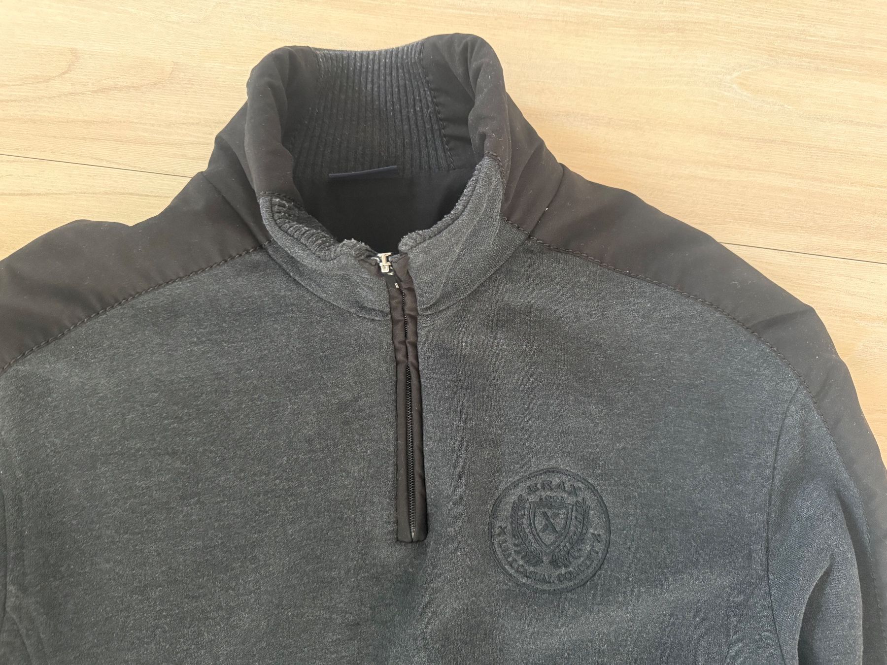 Brax Maglioni & Felpe: Brax Pullover, Windbreaker Gr.M, dunkelgrau/schwarz – Nuovo (secondo la descrizione) da Zollikon venduto da dorean 3