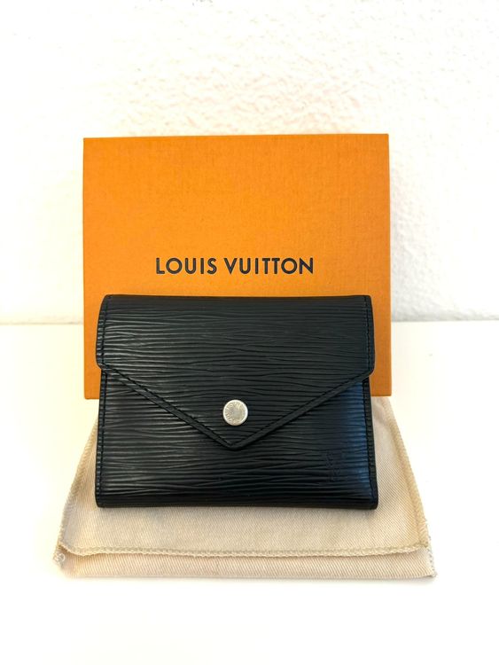 Louis Vuitton Geldbörse Victorine Epi Leder Noir schwarz