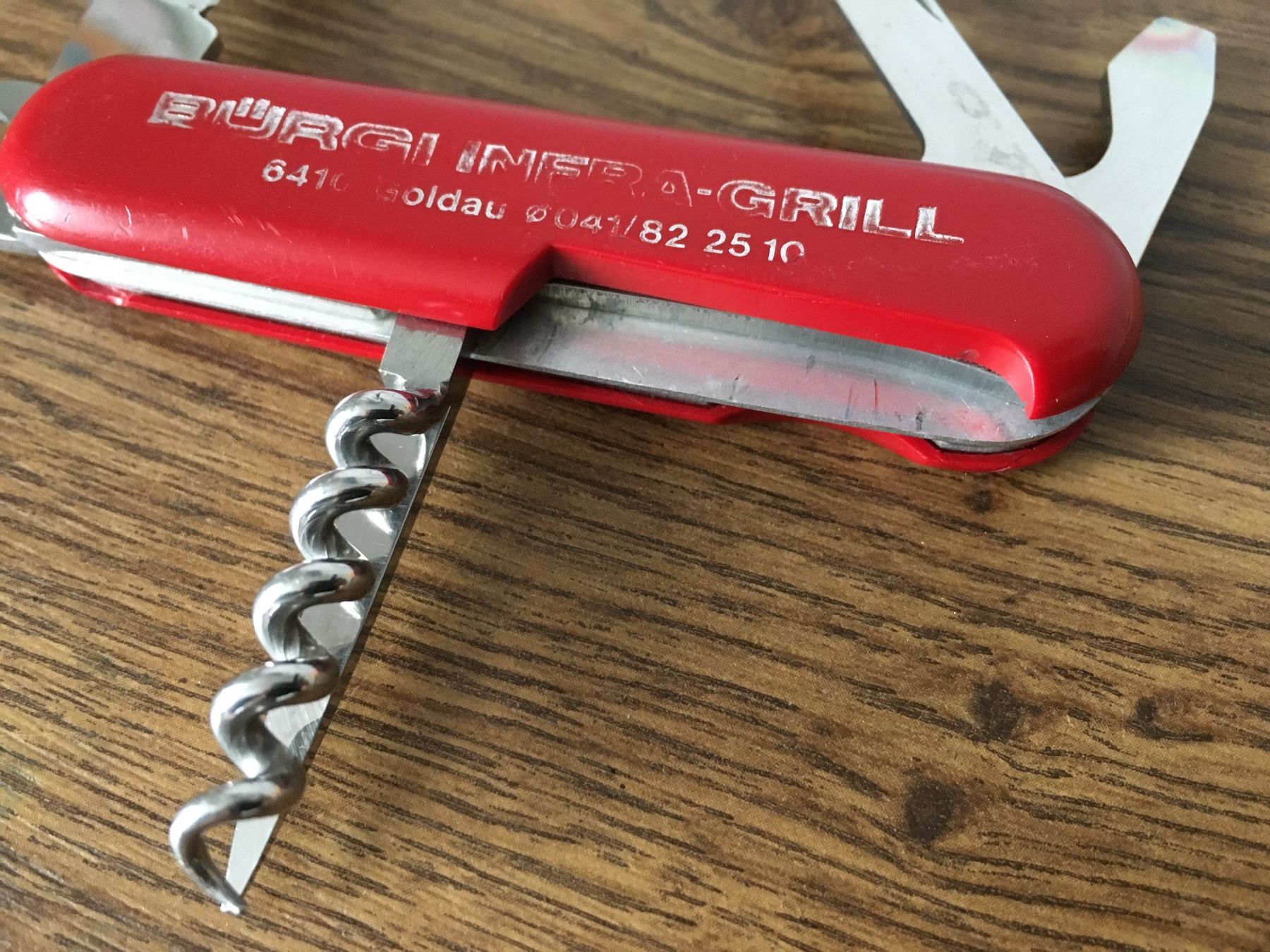 Wenger Taschenmesser: WENGER - Sackmesser - BÜRGI INFRA-GRILL – Gebraucht aus Andwil SG von Rainboli 6