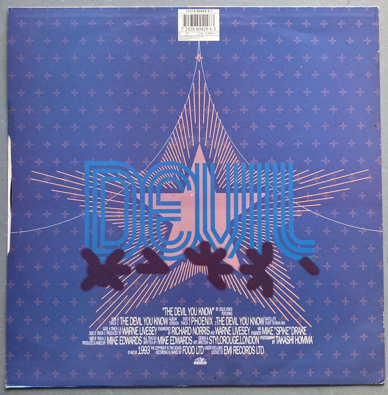Dischi in vinile: JESUS JONES - THE DEVIL YOU KNOW – Usato da Poliez-Pittet venduto da Newtown-Records 1