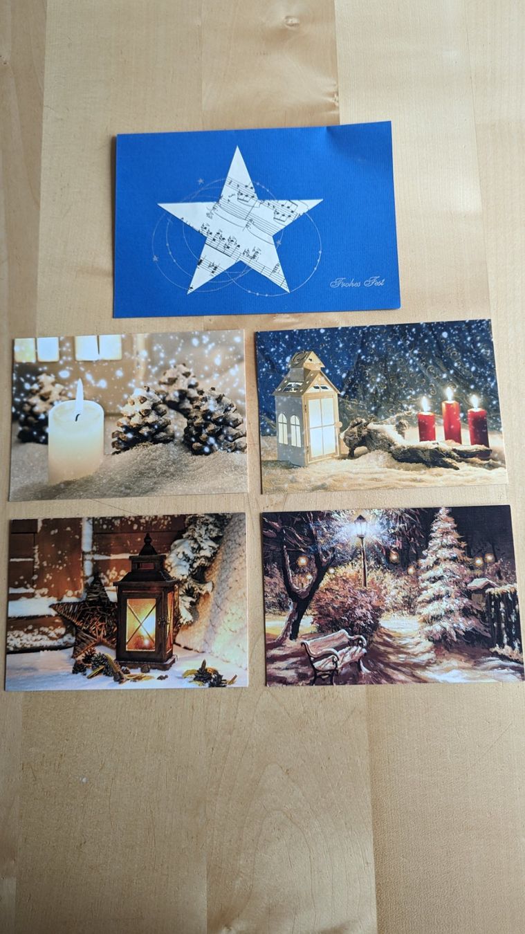 Cartes: schöne Weihnachtskarten – Neuf (Voir description) à Wettingen par Nini54