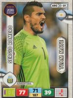ROAD TO RUSSIA 2018 Adrenalyn Panini Card Team Mate ROMERO