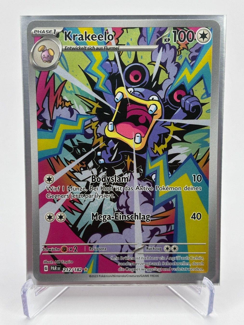 Pokémon Carte collezionabili: Paradoxrift - Krakeelo  (PAR 212) - Deutsch – Nuovo (secondo la descrizione) da Allschwil venduto da Bullach