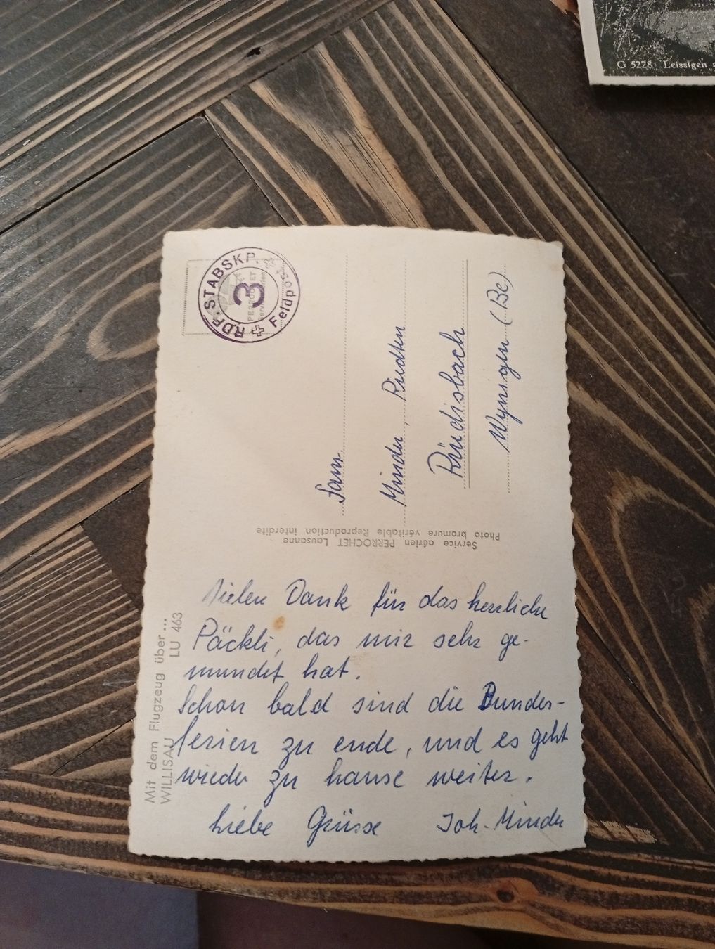 Cartoline postali: Alte Ansichtskarte Willisau LU 463 mit Grussbotschaft – Usato da Engelburg venduto da CH.Me 1
