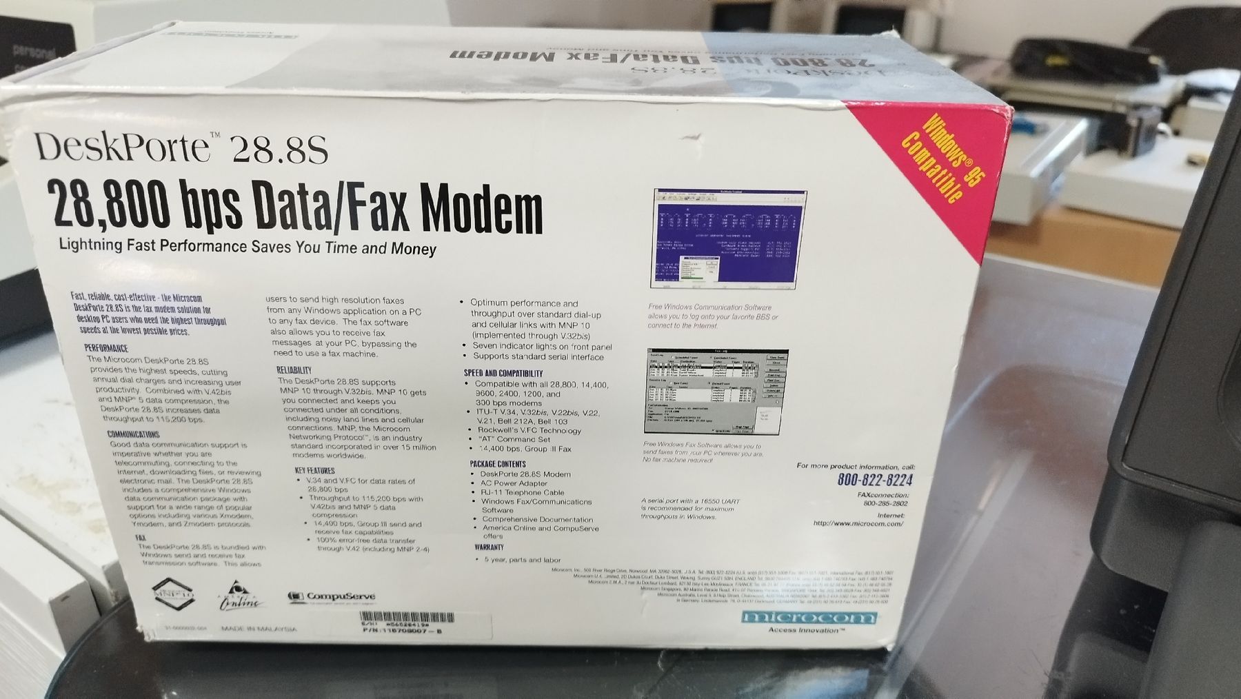 PCs: Retro Data/Fax modem 28,800 – Gebraucht aus Domdidier von look80486 1