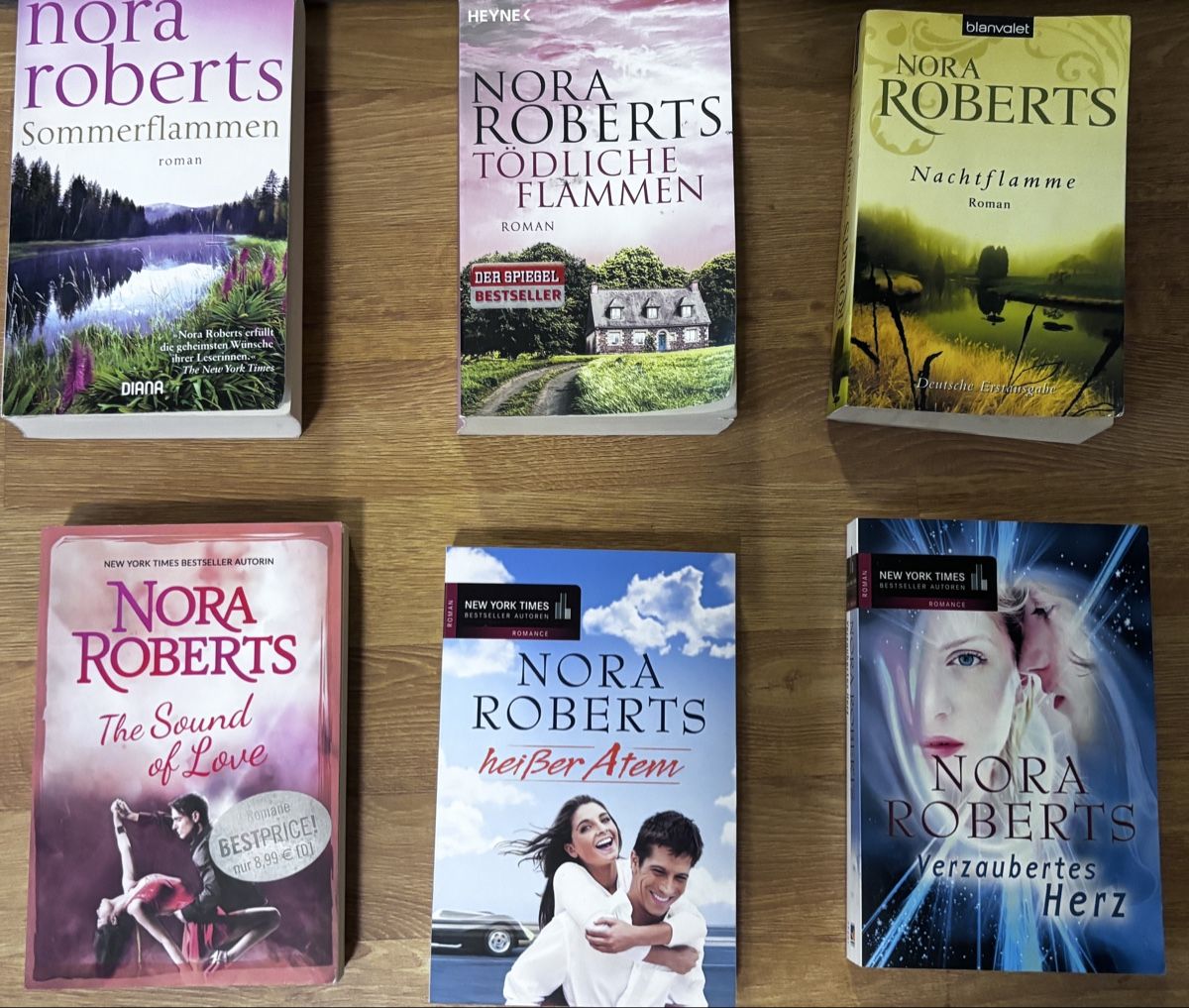 Libri: 6 x Nora Roberts  – Usato da Basel venduto da NellyBotti
