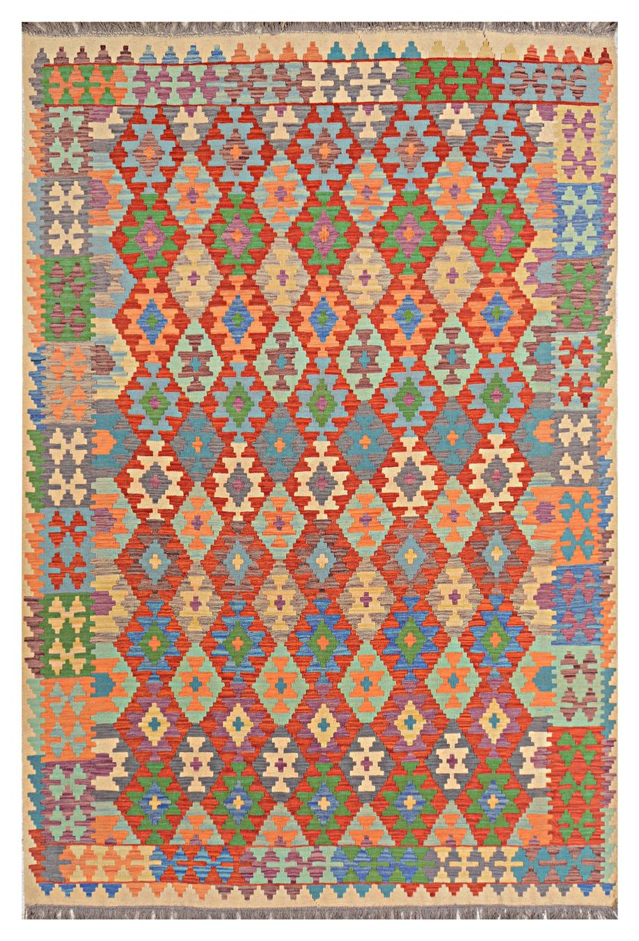 Kelim Tappeti: Oriente Kelim Teppich 200x300 cm – Nuovo e nell'imballaggio originale da Lahore venduto da Fairways79 4