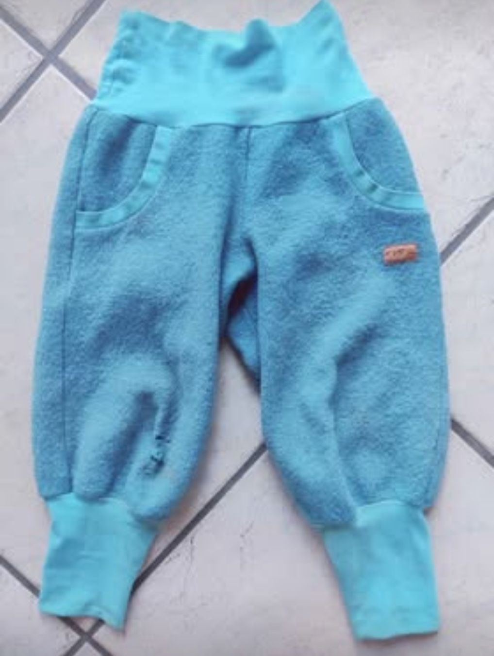 Pantaloni: Kinder Wollwalk Pumphose Gr. 92 – Usato da Schwarzenburg venduto da rosiland