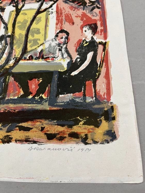Grafica & Litografie: Bosko Karanovic LITHOGRAPHIE SIGNIERT NUMMERIERT – Usato da Gersau venduto da grafik-kunst 2
