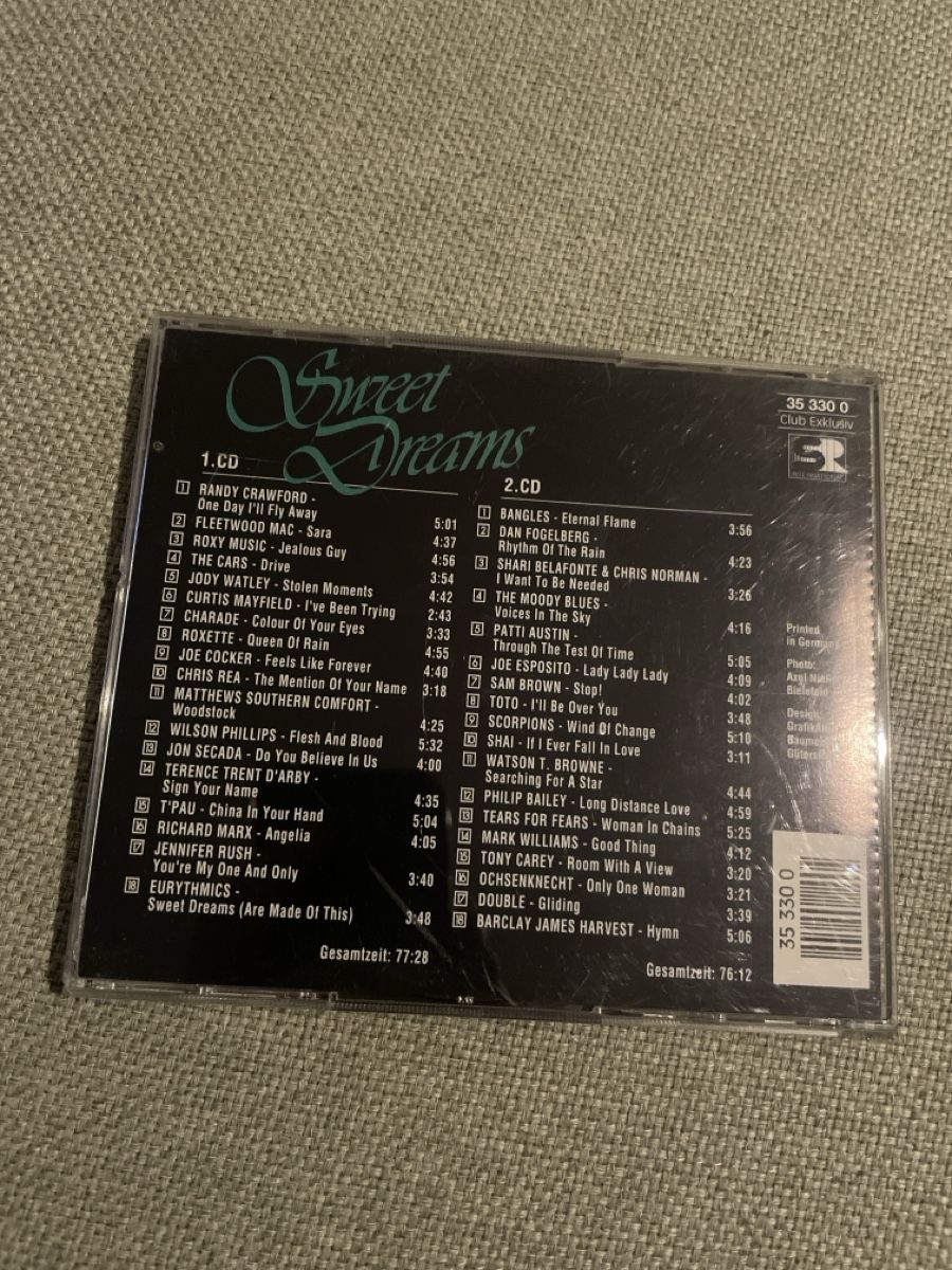 CD: Sweet Dreams – Usato da Sargans venduto da Didis 1
