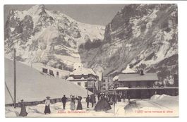 Adieu Grindelwald (BE) Bahnhof - Wetterhorn - 1909