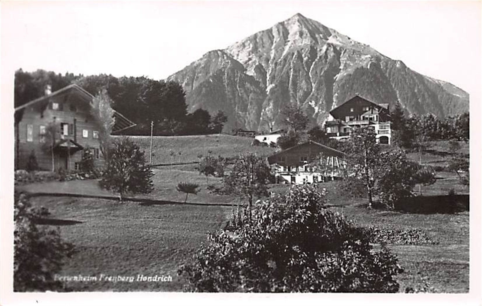 Cartoline postali: Spiez, Hondrich – Usato da Ottikon b.Kemptth. venduto da Neptun1974