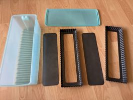 Backform Set & Behälter: 2 Formen rechteckig neu