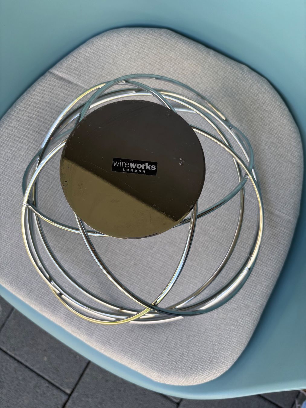 Altro per la casa: Post-modern chrome fruit basket from Wireworks London – Usato da Steinhausen venduto da ChromeVintage 5