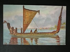 Postkarte Schiff Neuseeland ungebraucht  (P93)