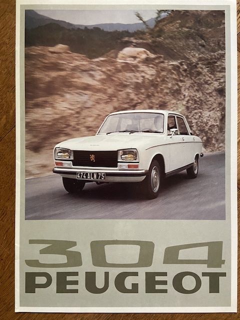 Catalogue / Brochure Peugeot 404 Bachée 1969 - Prospectus Vintage, Occasion