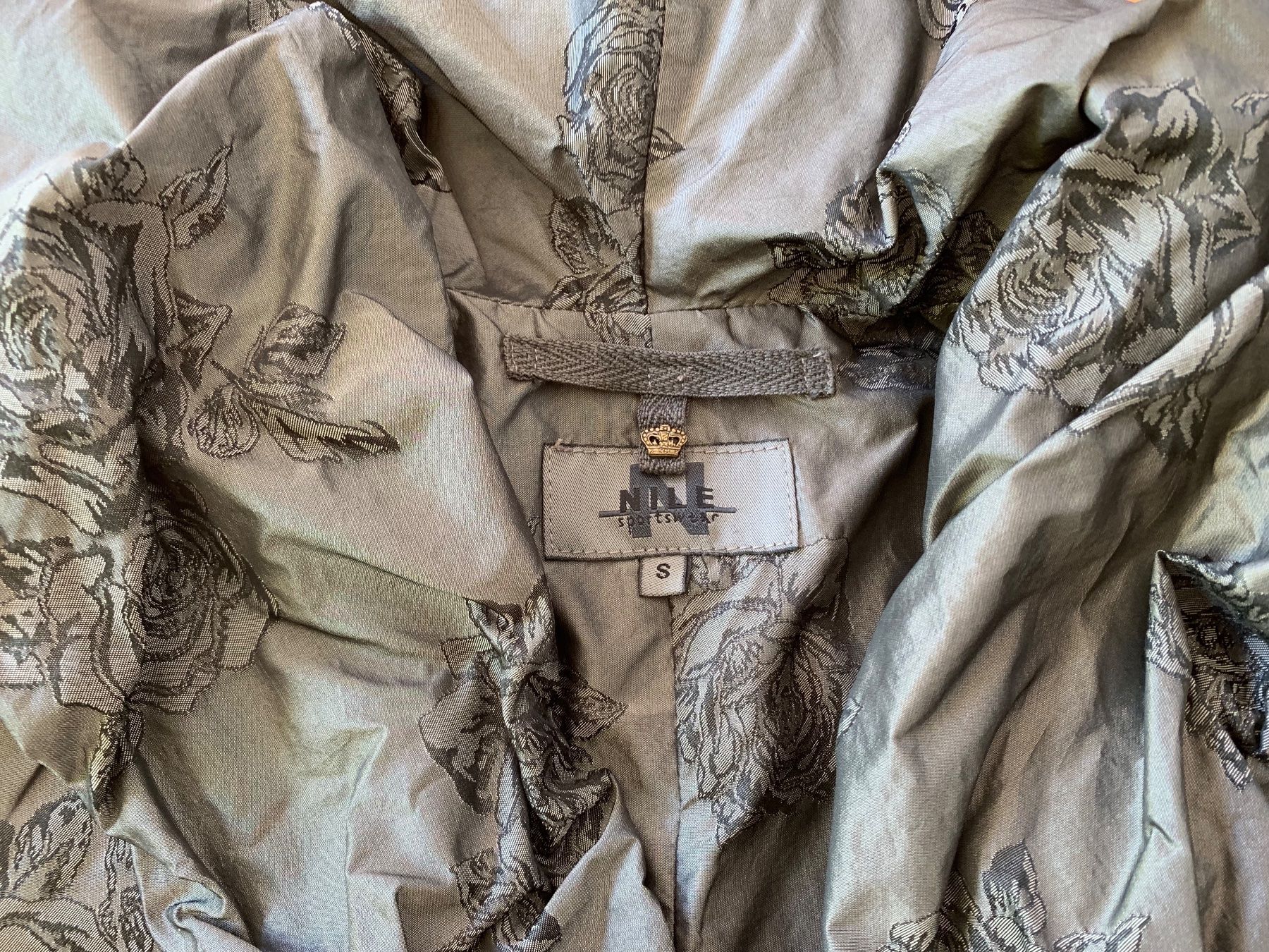 Nile Giacche: NILE Blazer / Jacke Anthrazit glänzend Rosen Grösse S – Nuovo (secondo la descrizione) da Meiringen venduto da snahhanssnah 3