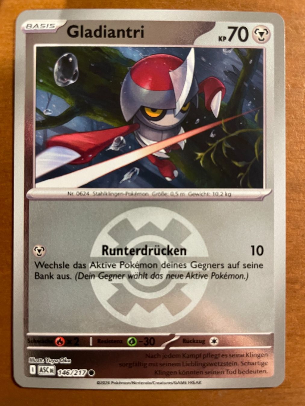 Pokémon Carte collezionabili: Pokemon Gladiantri Reverse (Versand gratis) – Nuovo (secondo la descrizione) da Chur venduto da Angerson
