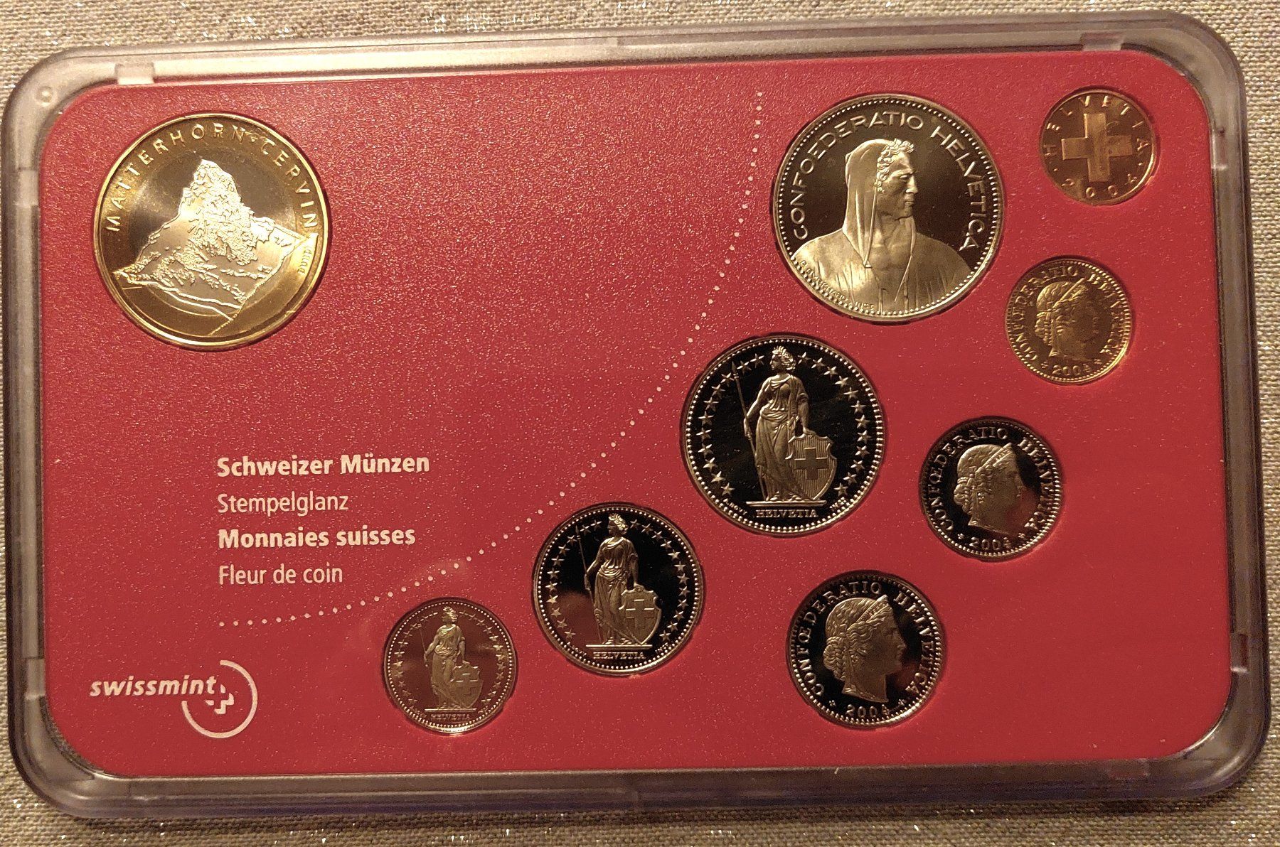 Tutti le monete: Münzsatz Schweiz 2004 stgl. – Nuovo (secondo la descrizione) da Arch venduto da coinsandmore 3