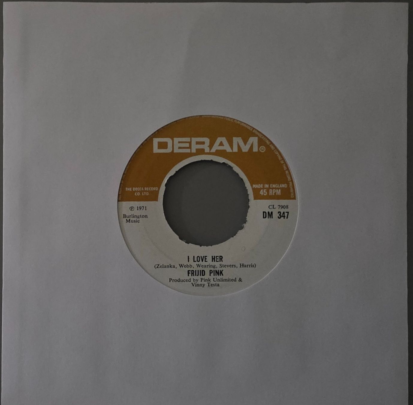 Dischi in vinile: Frijid Pink Single – Lost Son – Usato da Root venduto da atelier22