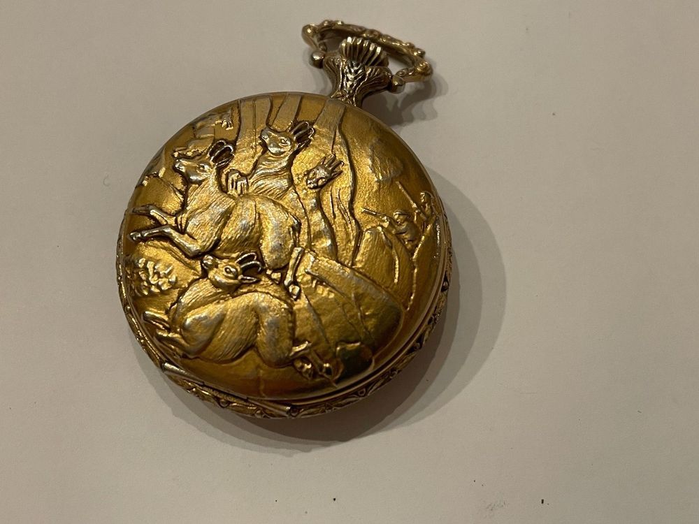 Montre De Poche (gousset) ELGIN 1898 Mécanique - Chaîne Incluse - Argenté - Occasion