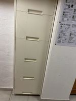 Meuble de rangement blanc 5 tiroirs H 180cm bon état